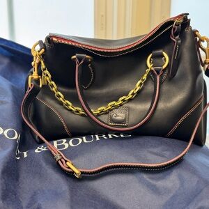 Dooney & Bourke Navy Florentine Satchel 38